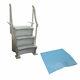 Confer Ccxig Gray Inground Swimming Pool Grand Entry Curve Steps Stairs + Mat