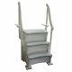 Confer Ccxig In Ground Swimming Pool Grand Entry Curve Steps Stairs System, Gray