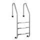 Costway 3 Step Stainless Steel Swimming Pool Ladder Handrail For In Ground Pool