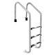 Costway Stainless Steel Swimming Pool Ladder In-ground 3-step With Anti-slip Step