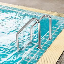 Costway Stainless Steel Swimming Pool Ladder In-Ground 3-Step with Anti-Slip Step