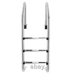 Costway Swimming Pool Ladder In-Ground Stainless Steel 3-Step with Anti-Slip Step