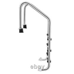 Costway Swimming Pool Ladder In-Ground Stainless Steel 3-Step with Anti-Slip Step