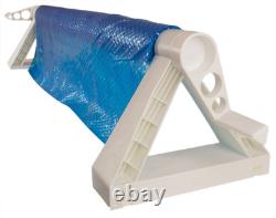 Cyclone Inground Swimming Pool Solar Blanket Cover Reel with Tube