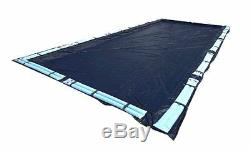 Deluxe 20x40 Dark Blue Winter Rectangular Inground Swimming Pool Cover Safety