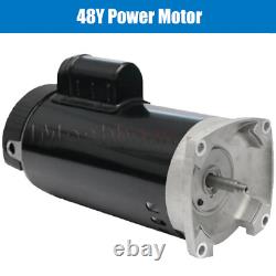 Dual Speed 2HP High-Flo INGROUND Swimming POOL PUMP Strainer Energy Saving 230V