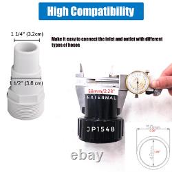 Dual Speed 2HP High-Flo INGROUND Swimming POOL PUMP Strainer Energy Saving 230V