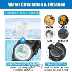 Dual Speed 2HP Swimming Pool Pump Inground 79ft Hmax 2'' NPT For Hayward 220V