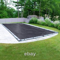 Economy 25 ft. X 45 ft. Rectangular Blue Solid In-Ground Winter Pool