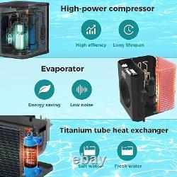 Electric Pool Heater 16000 BTU Heat Pump for Above/In-Ground Swim Pool Efficient