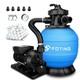 Foting Sand Filter Pump For Above Ground Pool With Timer, Swimming Pumps System