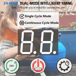 FOTING Sand Filter Pump for Above Ground Pool with Timer, Swimming Pumps System