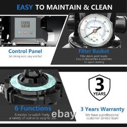 FOTING Sand Filter Pump for Above Ground Pool with Timer, Swimming Pumps System