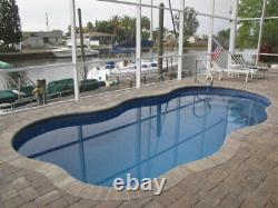 Fiberglass Freeform pool 12 x 26 Seating 3-6 to 6-0 deep get Delivery