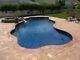 Fiberglass Freeform Swimming Pool Dark Blue Delivery To Va-md-de-oh-pa-nj-nc
