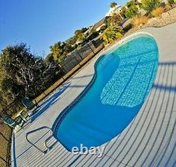 Fiberglass Pool 11 X 28-0 Kidney Shape 4 Colors 50 Yr Warranty