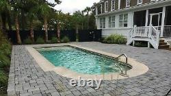 Fiberglass Pool with suntan ledge 12 x 37 Top seller 25 Yr warranty 4 colors
