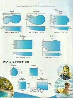 Fiberglass in ground pools Large 15 X 33 Depth 7 feet 50 YEAR WARRANTY