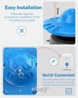 Floating Swimming Pool Safety Alarm, 110dB Loud Wireless, Inground, Above Ground