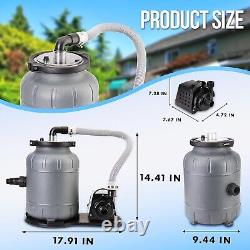 Flodream Sand Filter Pump In/Above Ground Swimming Pools Max 1189GPH? FLO-SP100