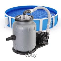 Flodream Sand Filter Pump for In/Above Ground Swimming Pools, Max 1189GPH for Up