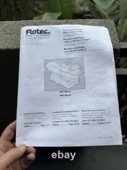 Flotec FPT20510 pool pump (1 HP, two-speed pump for in-ground pools)