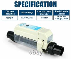 For? 10K Salt Chlorinator Inground Pool Hot Tub Pond Swimming Pool Salt System