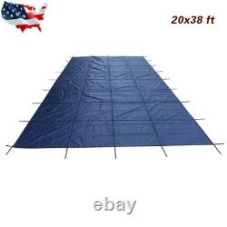 For 20'x40' Rectangle Winter Safety Pool Cover For Inground Swimming Pools Blue