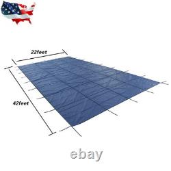 For 20'x40' Rectangle Winter Safety Pool Cover For Inground Swimming Pools Blue