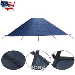 For 20'x40' Rectangle Winter Safety Pool Cover For Inground Swimming Pools Blue