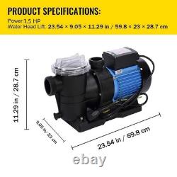 For Hayward Super Pump For In-Ground Pro Swimming Pools 1.5 HP US STOCK