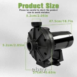 For W36060 0.75 HP Booster Pump For Inground Swimming Pool Pressure Cleaner new