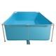 Frame Above Ground Swimming Pool, 118 X 78 X 30 In Rectangular Steel Metal Frame