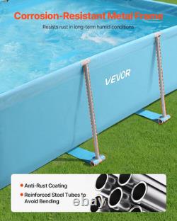 Frame above Ground Swimming Pool, 118 X 78 X 30 in Rectangular Steel Metal Frame
