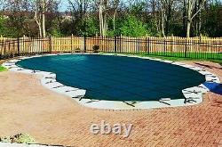 Free-Form/Kidney-Shaped Safety Mesh Swimming Pool Cover- USA MADE