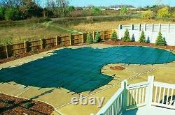 Free-Form/Kidney-Shaped Safety Mesh Swimming Pool Cover- USA MADE