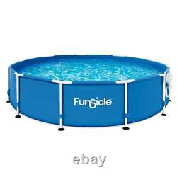 Funsicle 12' x 30 Outdoor Activity Round Frame Above Ground Swimming Pool Set