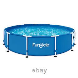 Funsicle 12' x 30 Outdoor Activity Round Frame Above Ground Swimming Pool Set