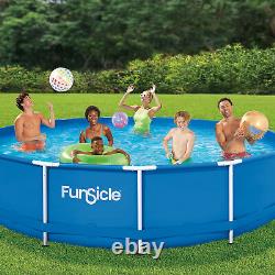 Funsicle 15' x 36 Outdoor Activity Round Frame Above Ground Swimming Pool Set