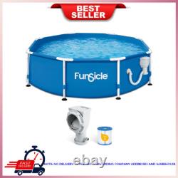 Funsicle 8' x 30 Outdoor Activity Round Frame Above Ground Swimming Pool Set