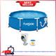 Funsicle 8' X 30 Outdoor Activity Round Frame Above Ground Swimming Pool Set