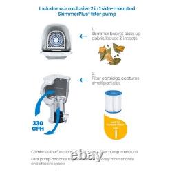 Funsicle 8'x30 Outdoor Activity Round Above Ground Swimming Pool Set(Open Box)