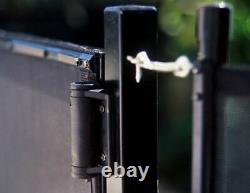 GLI 30-0510-BLK Inground Removable Safety Fence 5' high x 10' wide panel Black