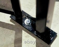 GLI 30-0510-BLK Inground Removable Safety Fence 5' high x 10' wide panel Black