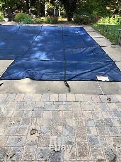 GLI Blue Mesh 20X40 Rectangle In-ground Swimming Pool Safety Cover