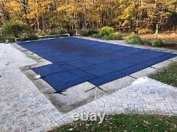 GLI Blue Mesh 20X40 Rectangle In-ground Swimming Pool Safety Cover