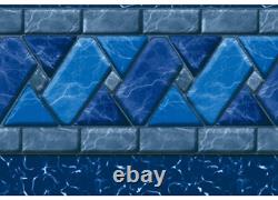GLI Ocean Blue 20 Mil In-Ground Rectangle Swimming Pool Liner (Choose Size)