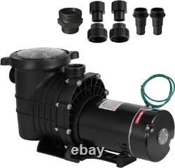 Generic 2HP Swimming Pool Pump In/Above Ground with Motor Strainer Filter Basket