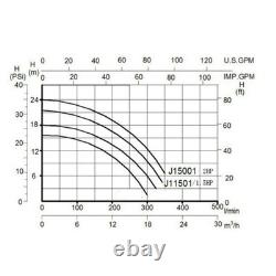 Generic 2HP Swimming Pool Pump In/Above Ground with Motor Strainer Filter Basket
