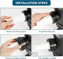 Generic 2HP Swimming Pool Pump In/Above Ground with Motor Strainer Filter Basket